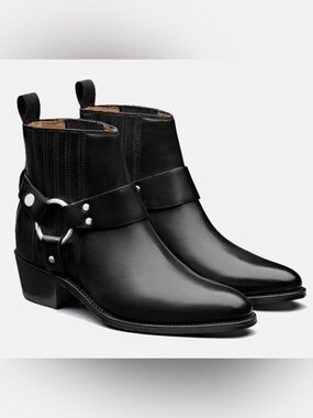 Grenson Marley  Leather Ankle Boots US 9